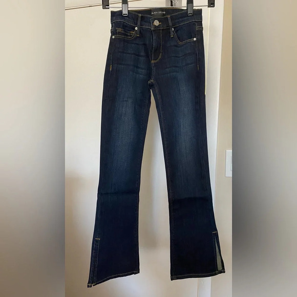 NWT Black Orchid Naomi Split Seam Bootcut Crop Jeans Size 23 - Picture 3 of 8